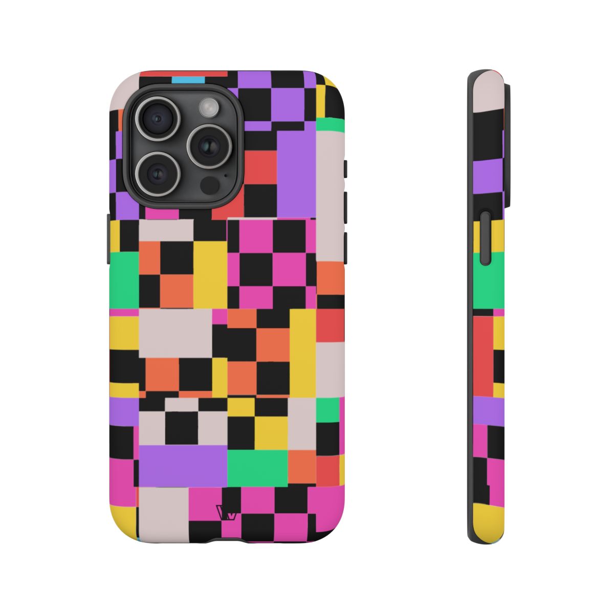 Mashed Up Checkerboard Tough Phone Case