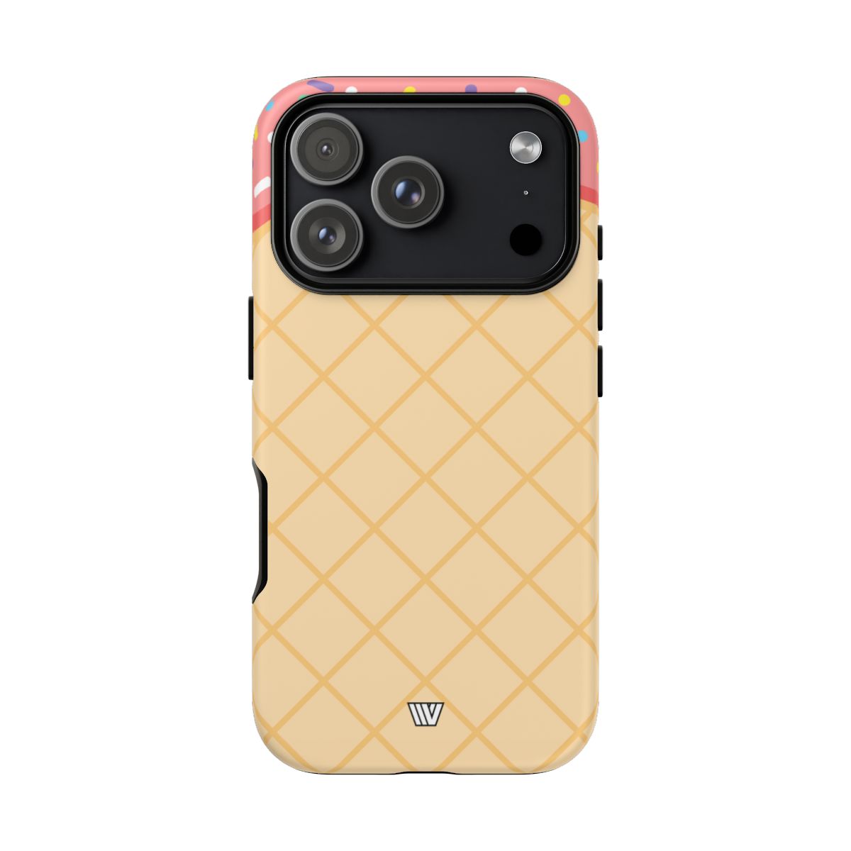 Ice Cream Cone Tough Phone Case Dual-Layer Protection