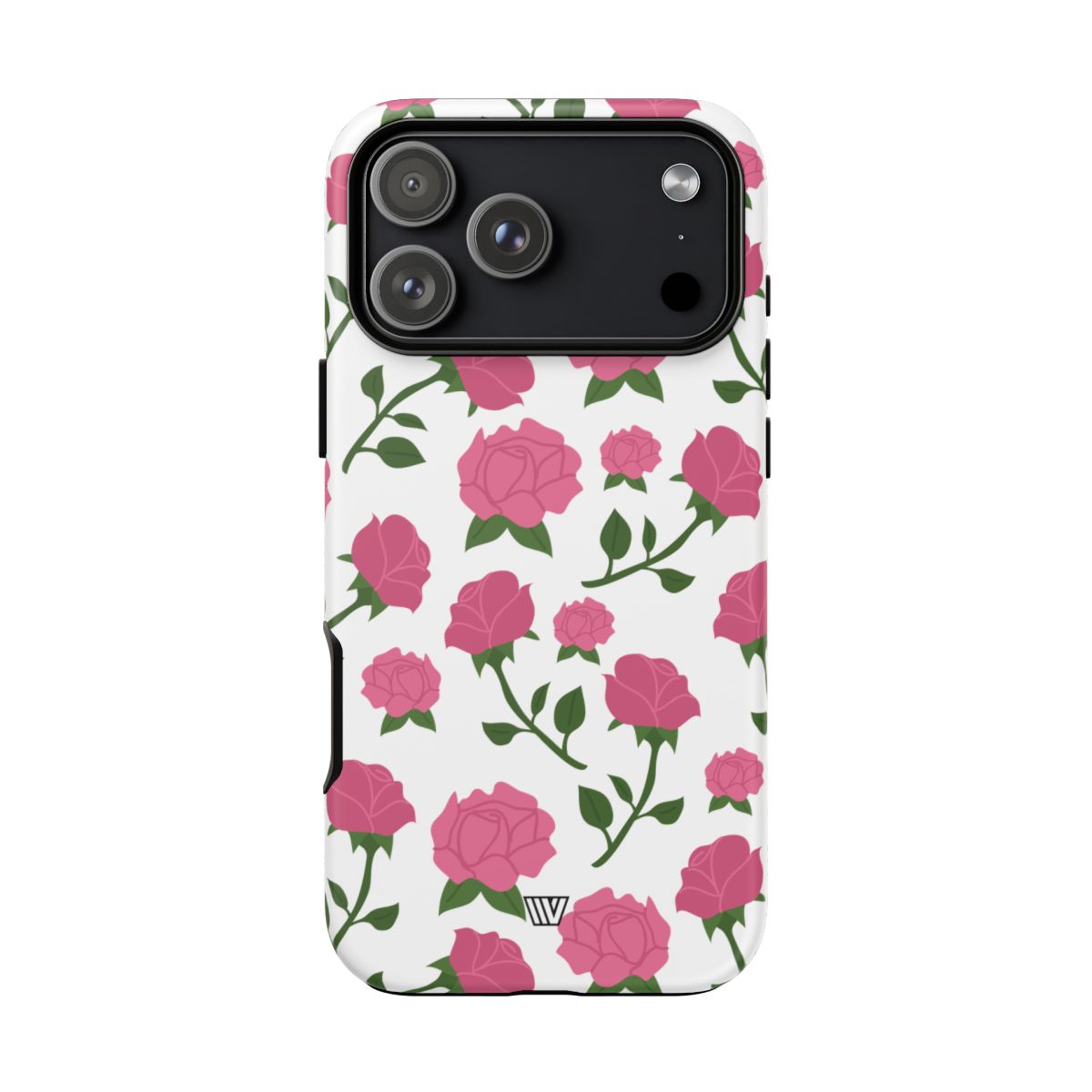 Pink Roses Tough Phone Case Dual-Layer Protective Trovvve