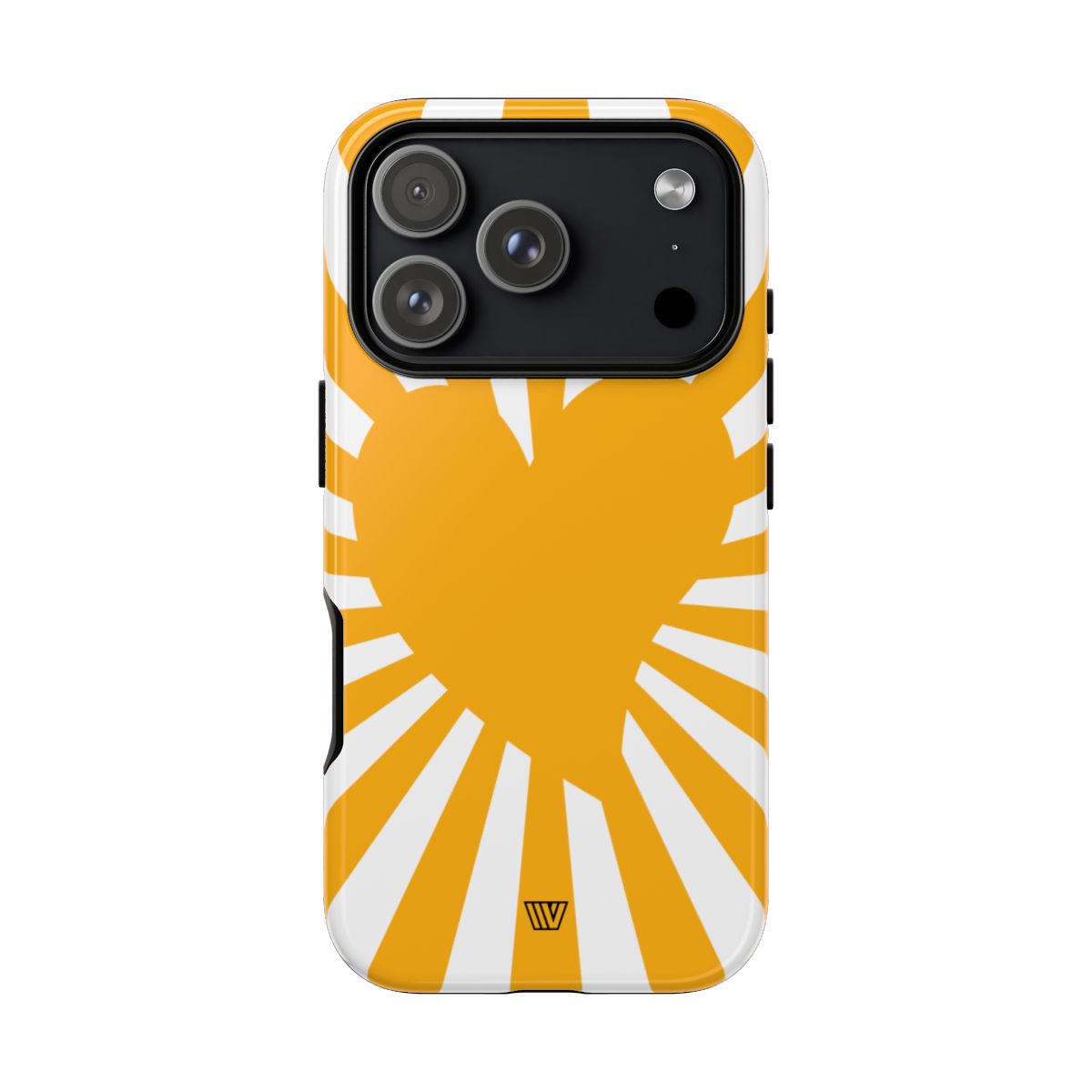 Heart Sun Rays Tough Phone Case with Impact Resistance