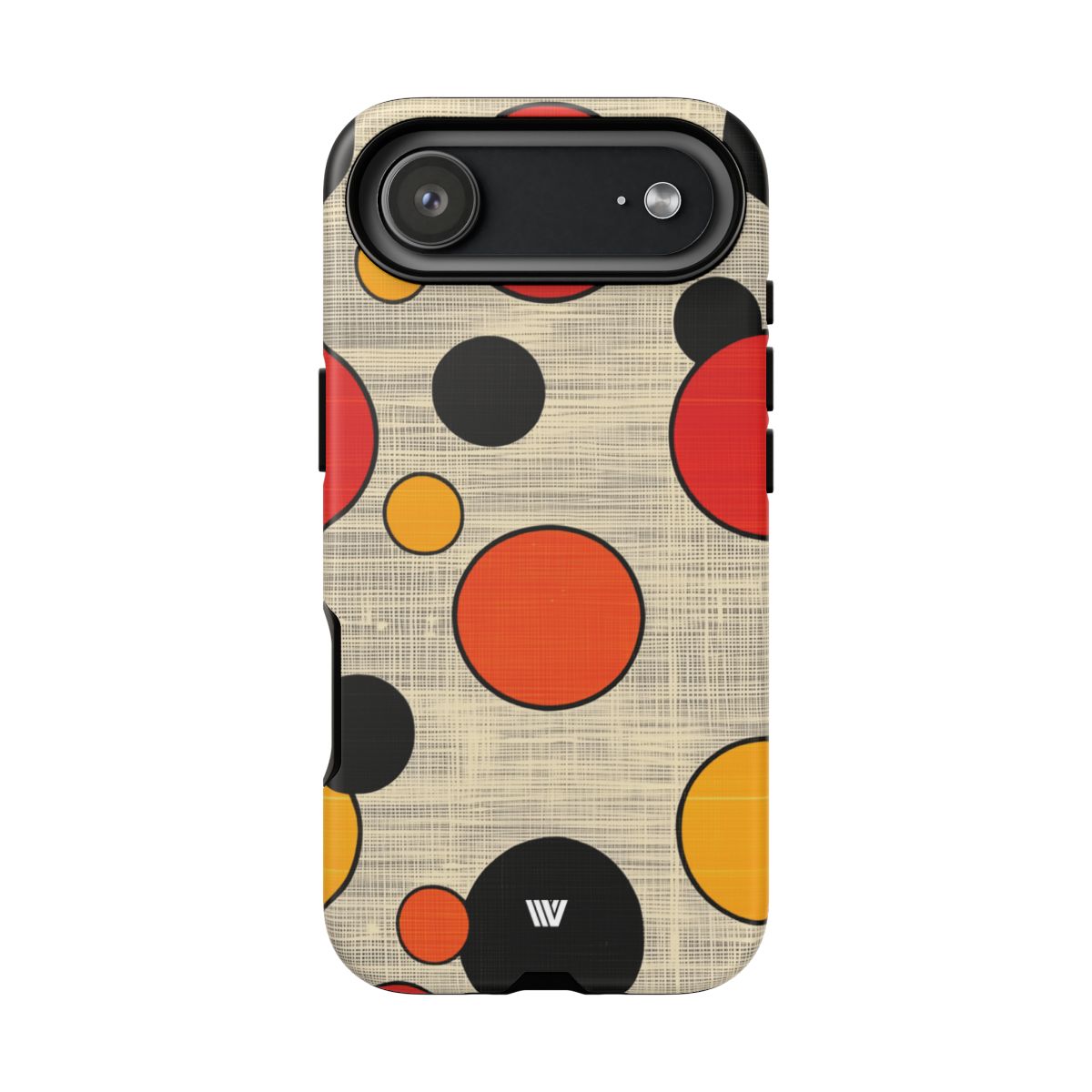 Tough Phone Case Mid-Century Dots Protective Cover