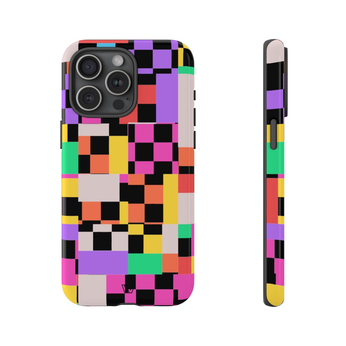 Mashed Up Checkerboard Tough Phone Case