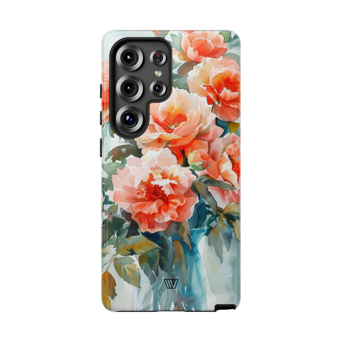 Tough Phone Case Dual-Layer Impact Resistant PEONY DREAMS