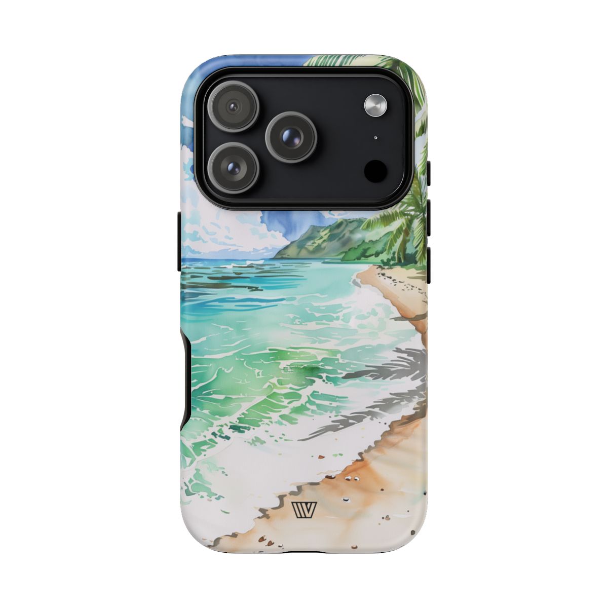 Watercolor Beach Tough Phone Case