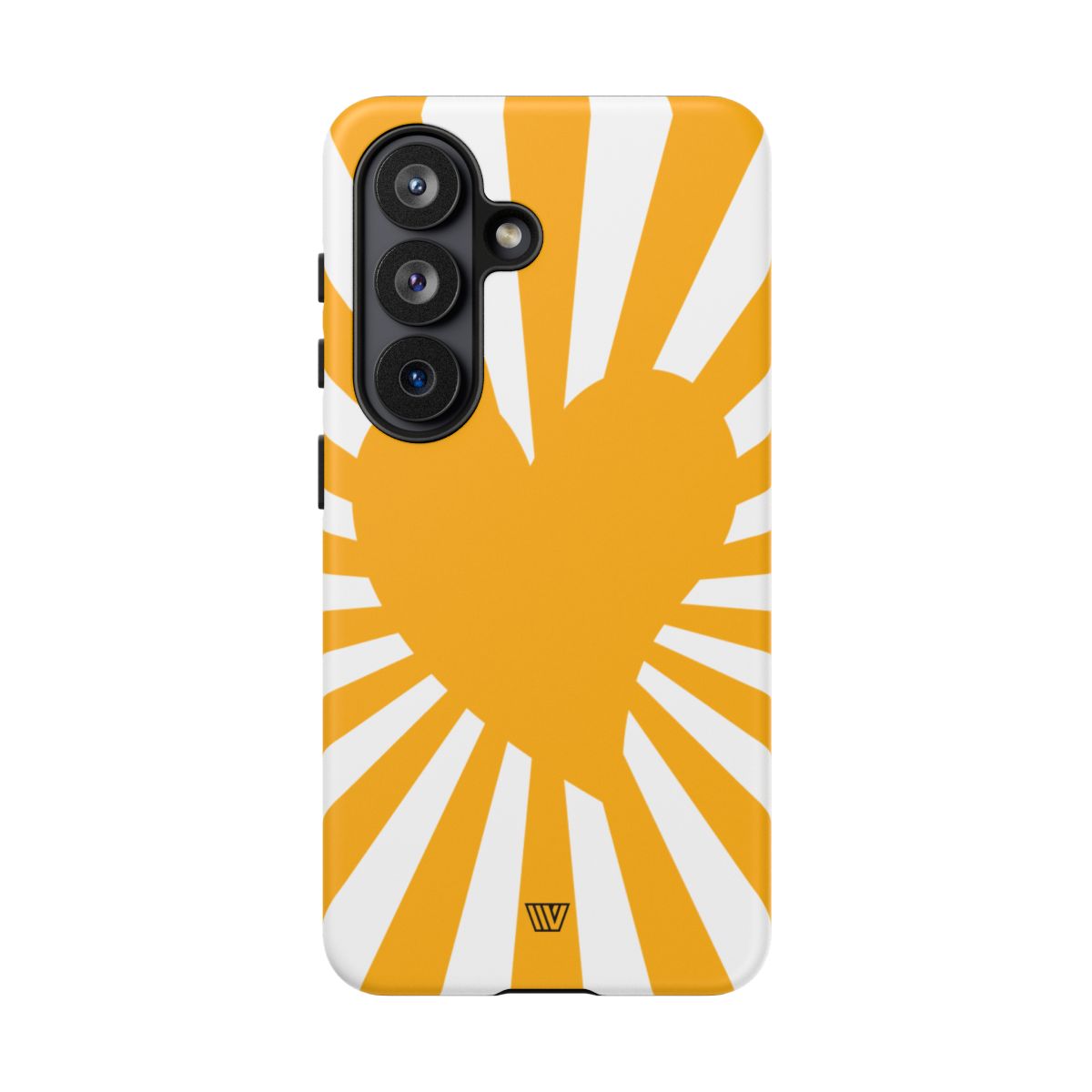 Heart Sun Rays Tough Phone Case with Impact Resistance