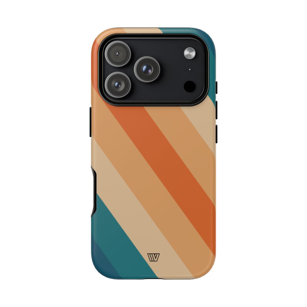 Retro Stripe Tough Phone Case 70s Style