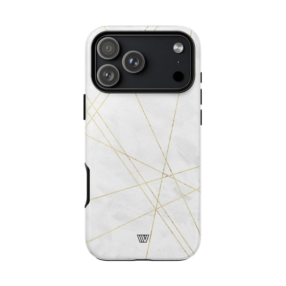 Tough Phone Case Impact Resistant Dual-Layer Shell GOLD LINES