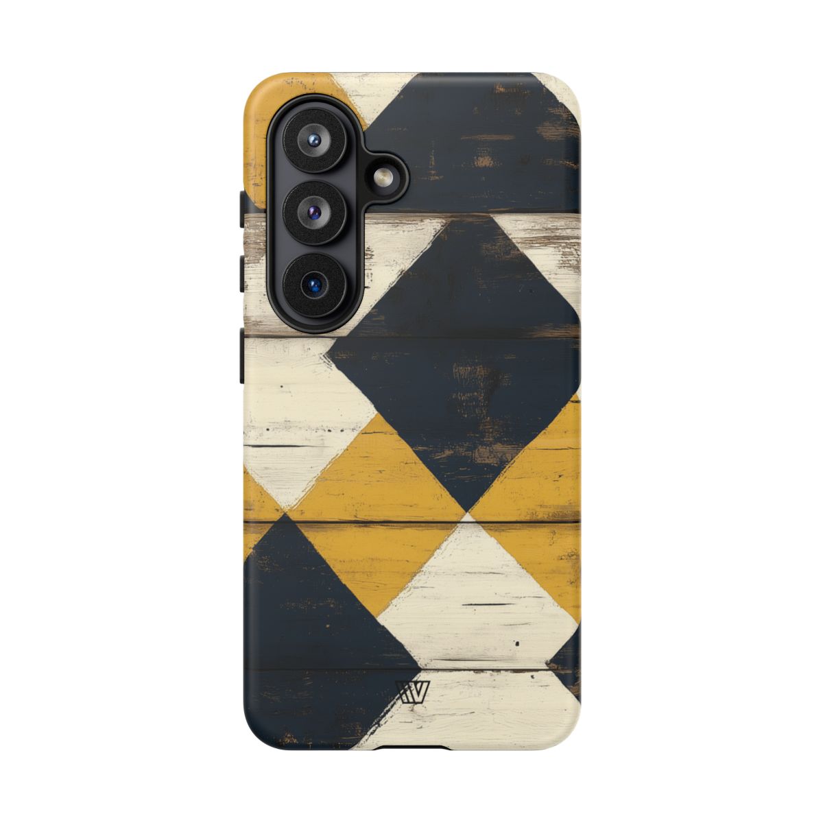 Tough Phone Case Dual-Layer Protection Farmhouse Wood
