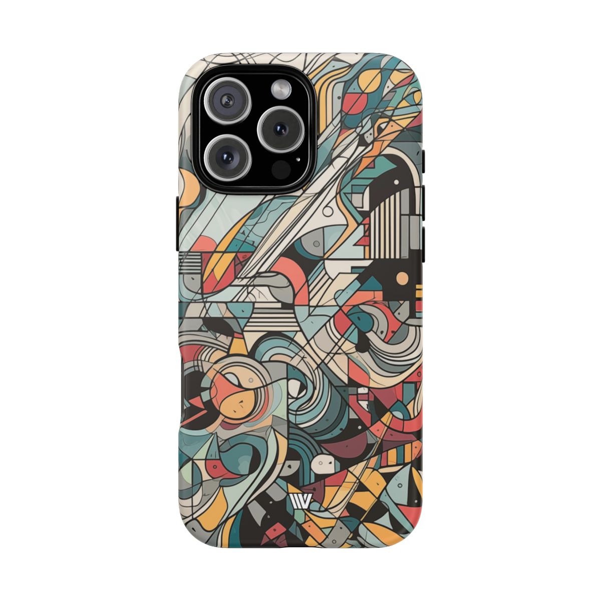 Abstract Doodle #2 Impact-Resistant Tough Phone Case