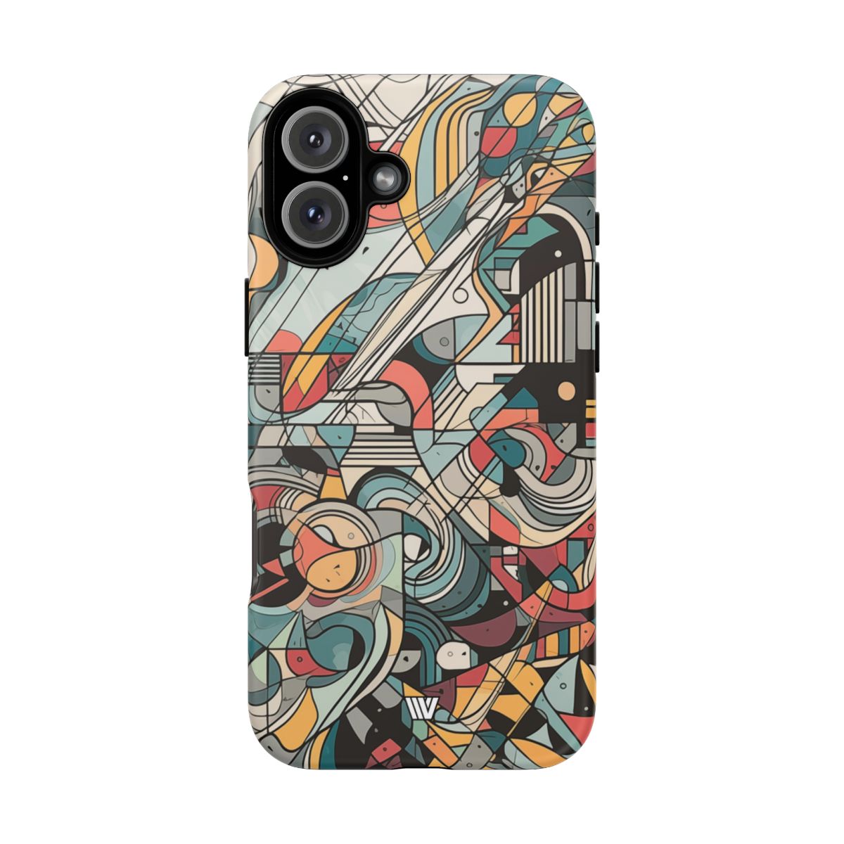 Abstract Doodle #2 Impact-Resistant Tough Phone Case