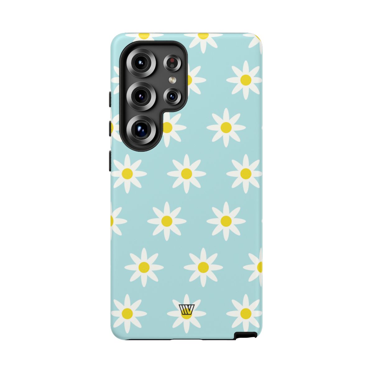 Tough Phone Case Dual Layer Impact Resistant DOODLE DAISY