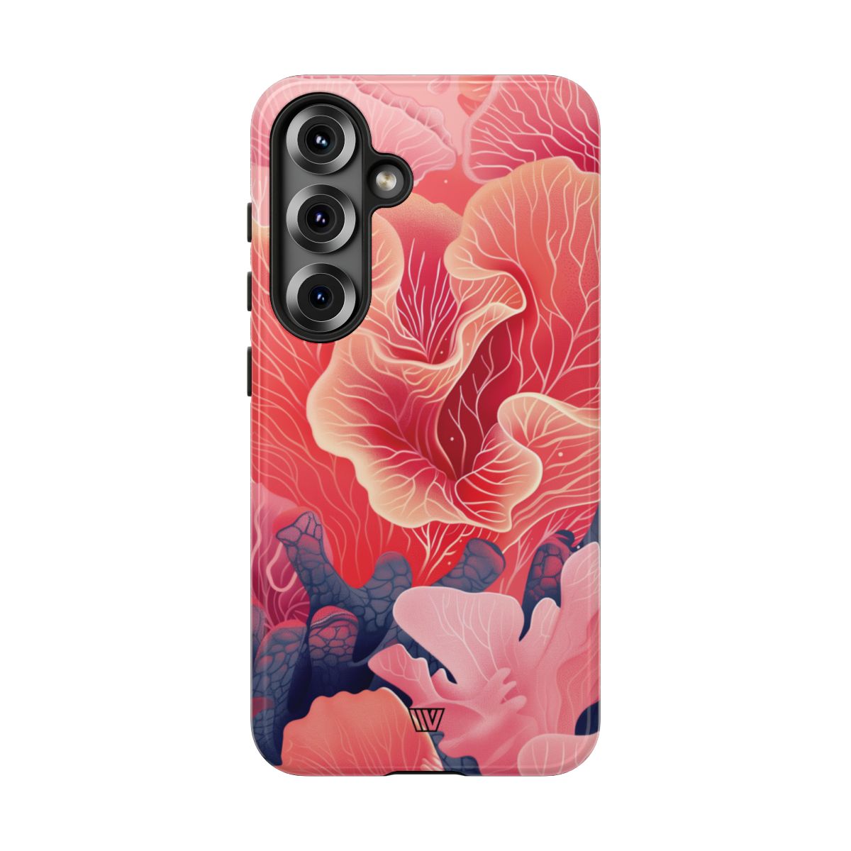 Pink Coral Tough Phone Case Dual-Layer Protection