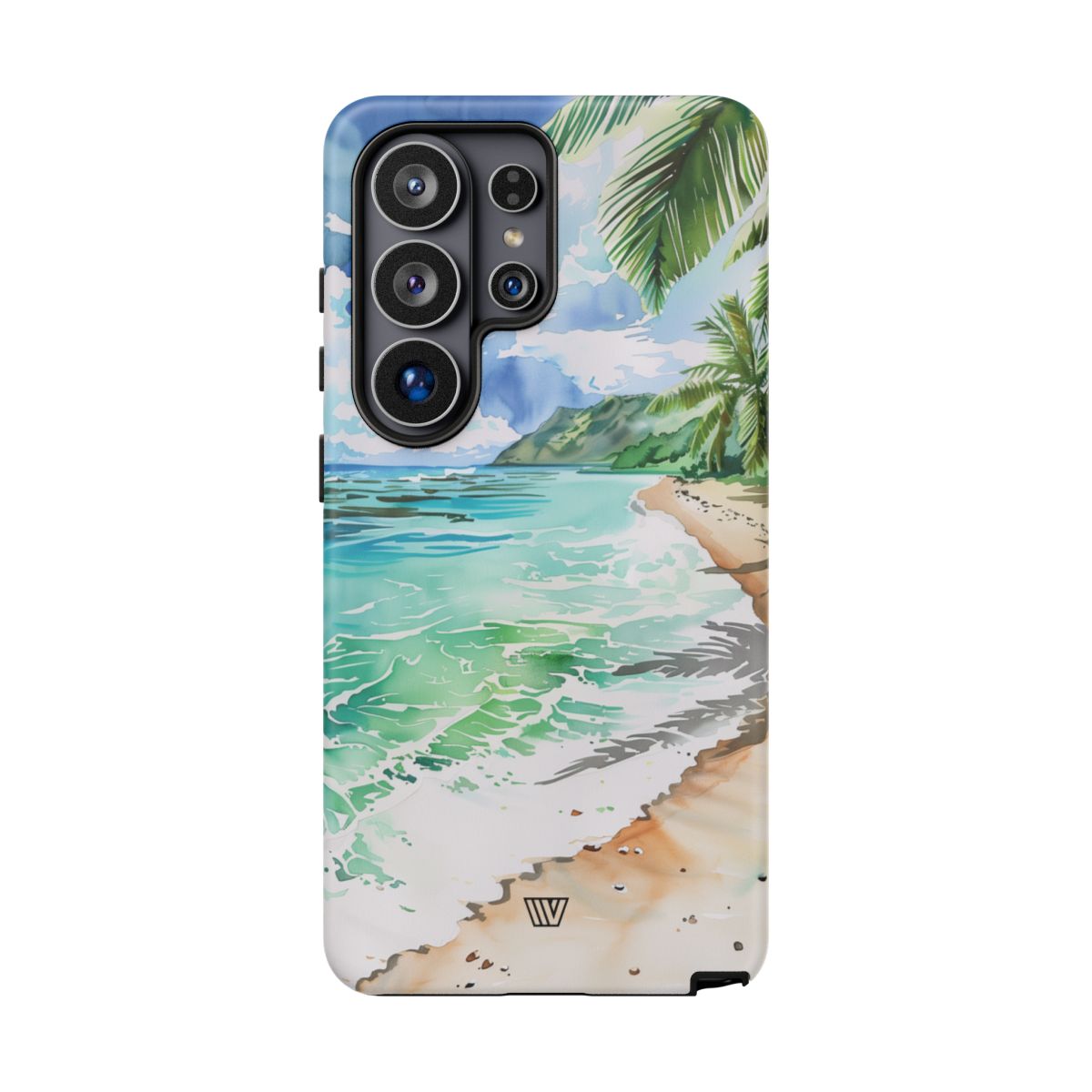 Watercolor Beach Tough Phone Case