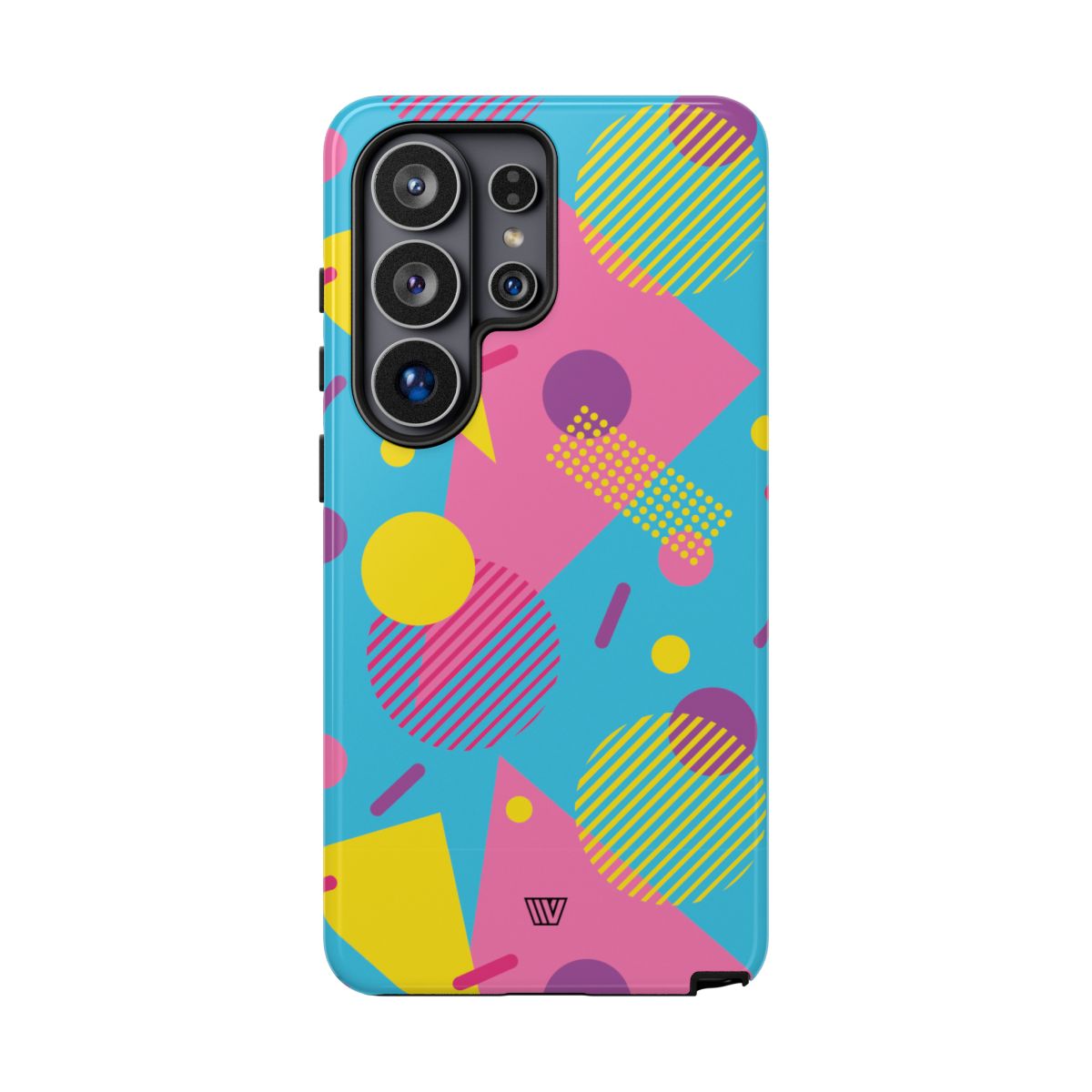 Retro Pattern Light Blue Tough Phone Case