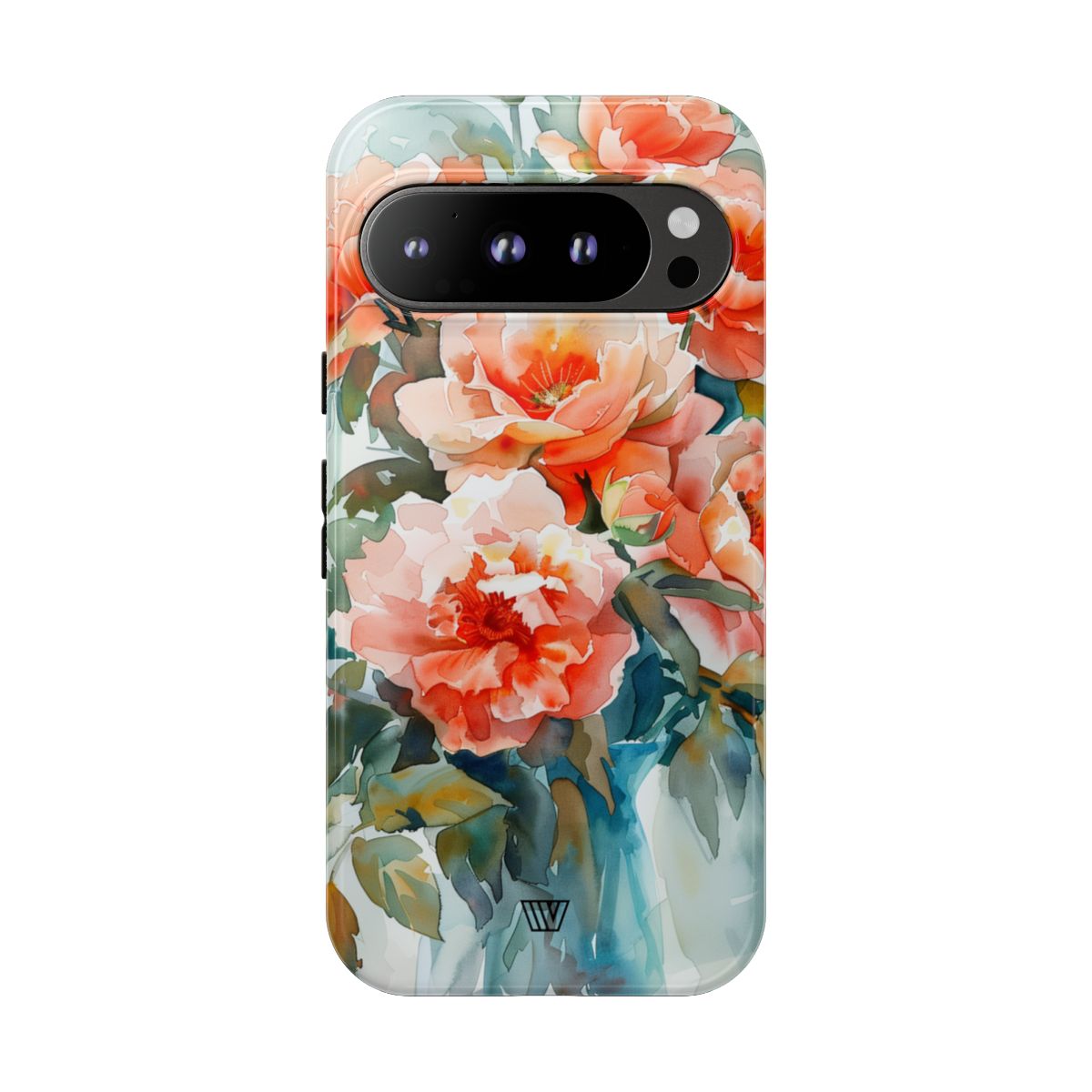 Tough Phone Case Dual-Layer Impact Resistant PEONY DREAMS
