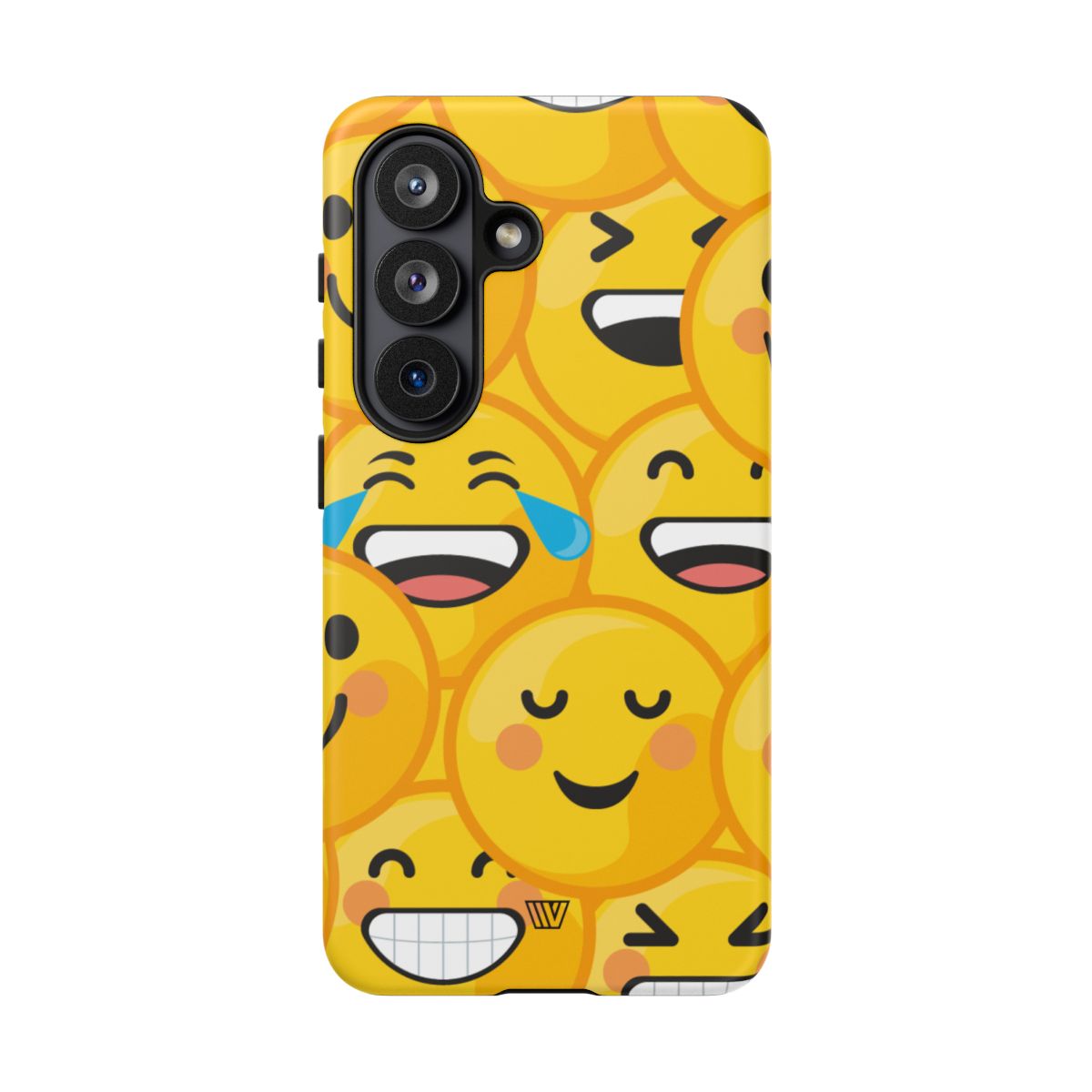Tough Phone Case Impact-Resistant Dual-Layer Polycarbonate EMOJI FACES