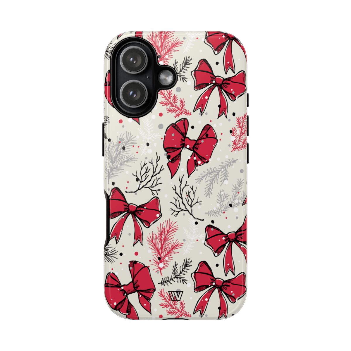 Tough Phone Case Impact-Resistant Dual Layer WINTER BOWS
