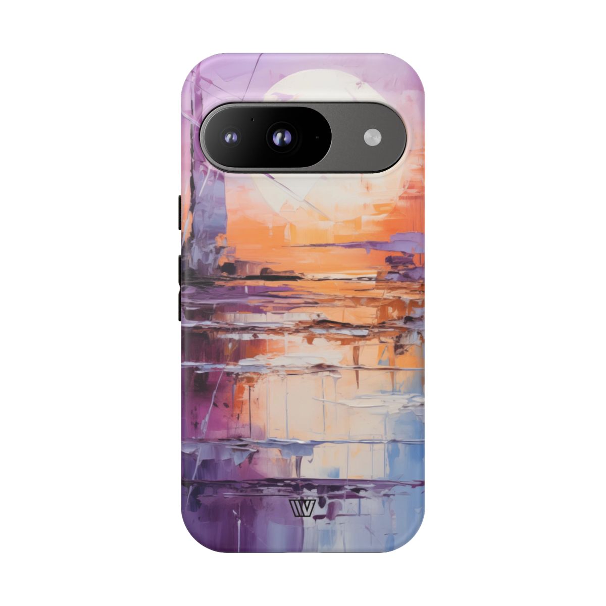 Acrylic Sunset Tough Phone Case Dual-Layer Protection