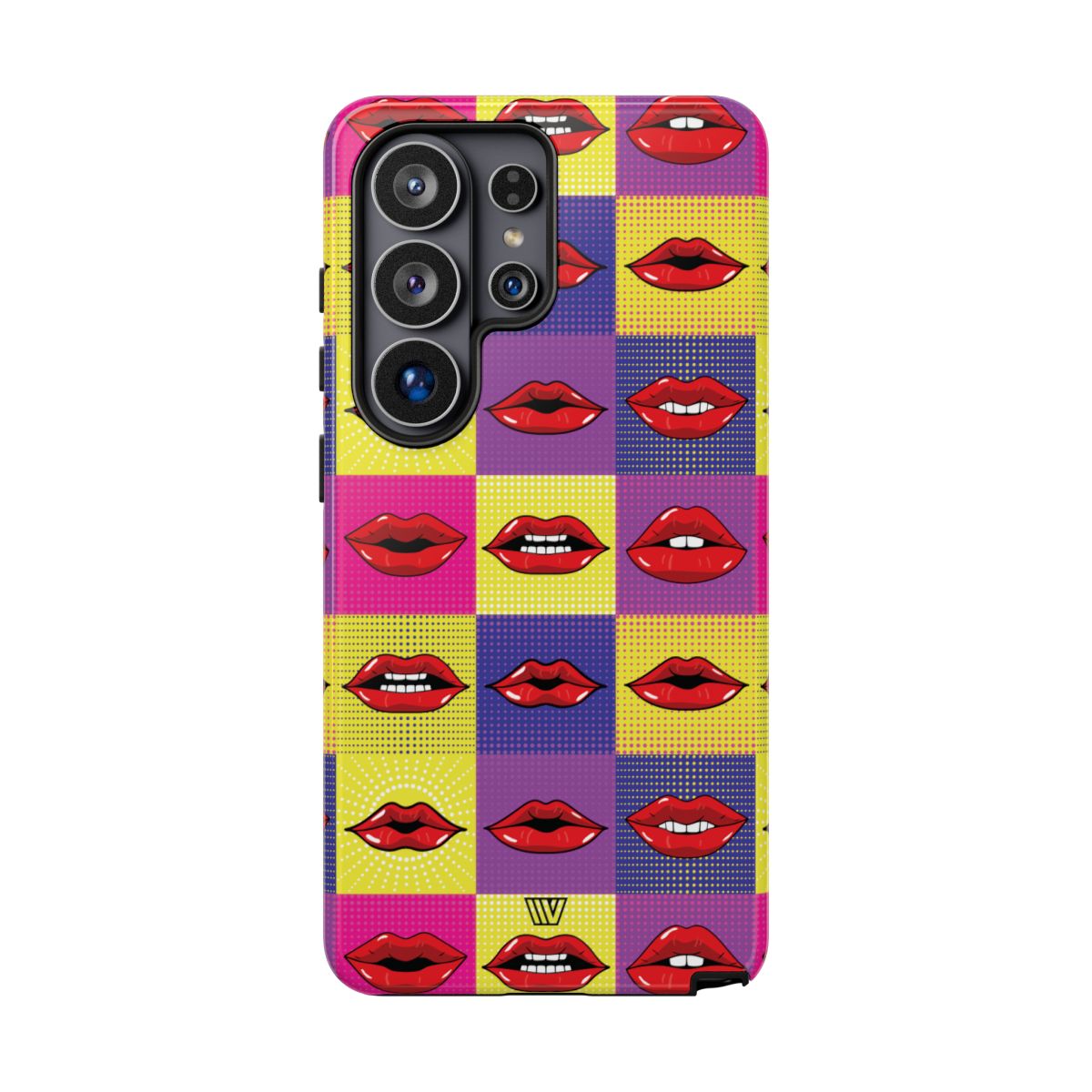Tough Phone Case Dual-layer Protection POP ART LIPS