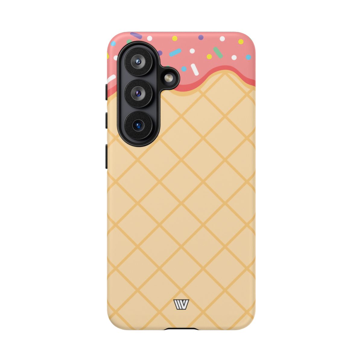 Ice Cream Cone Tough Phone Case Dual-Layer Protection