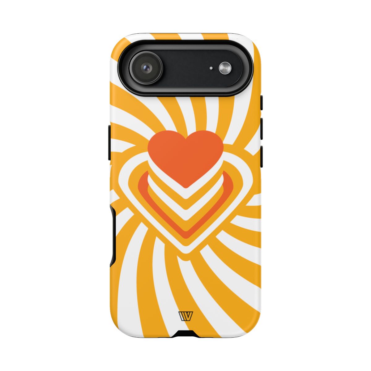 Tough Impact-Resistant Phone Case HEART RAY STACK