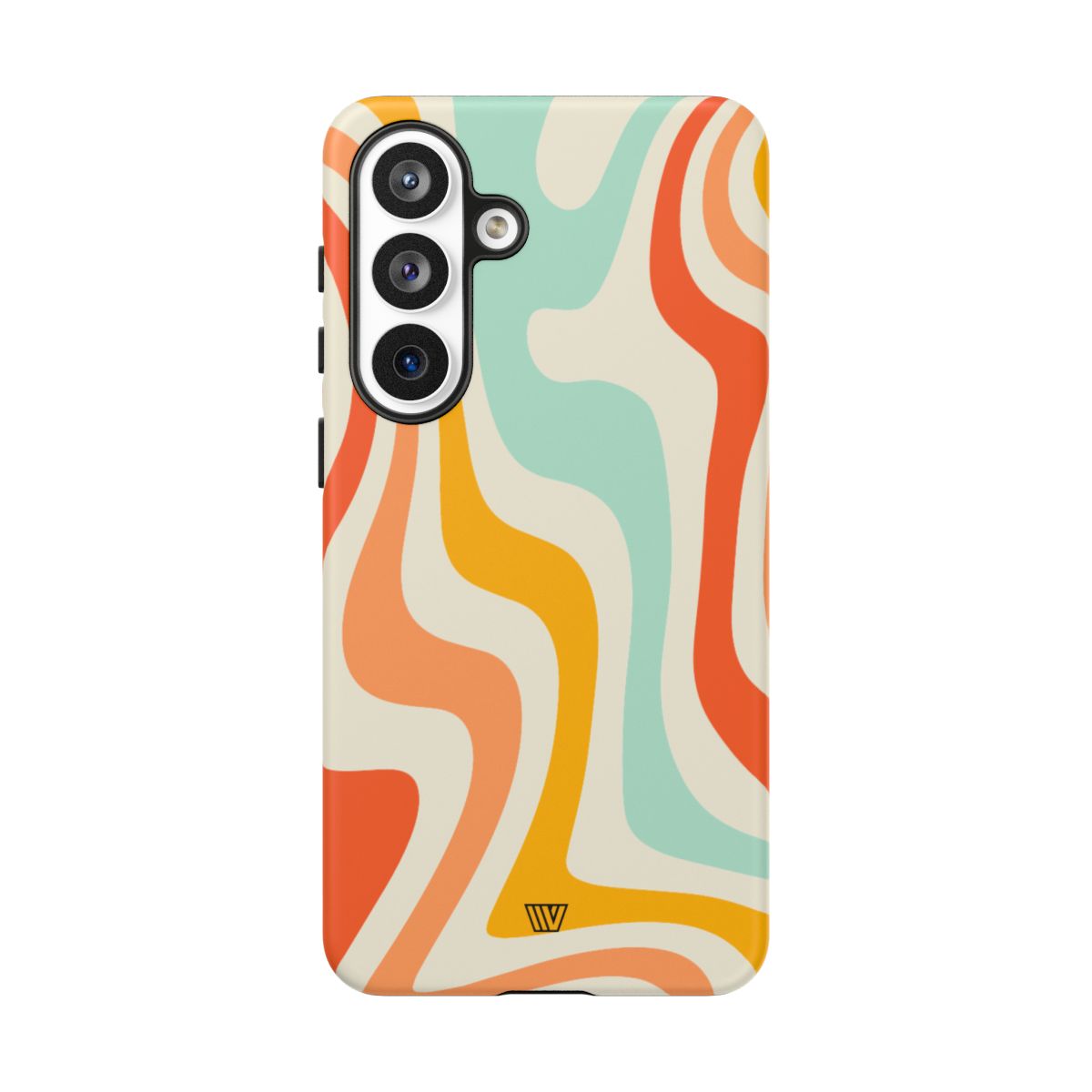 Retro Groovy Swirls Tough Phone Case