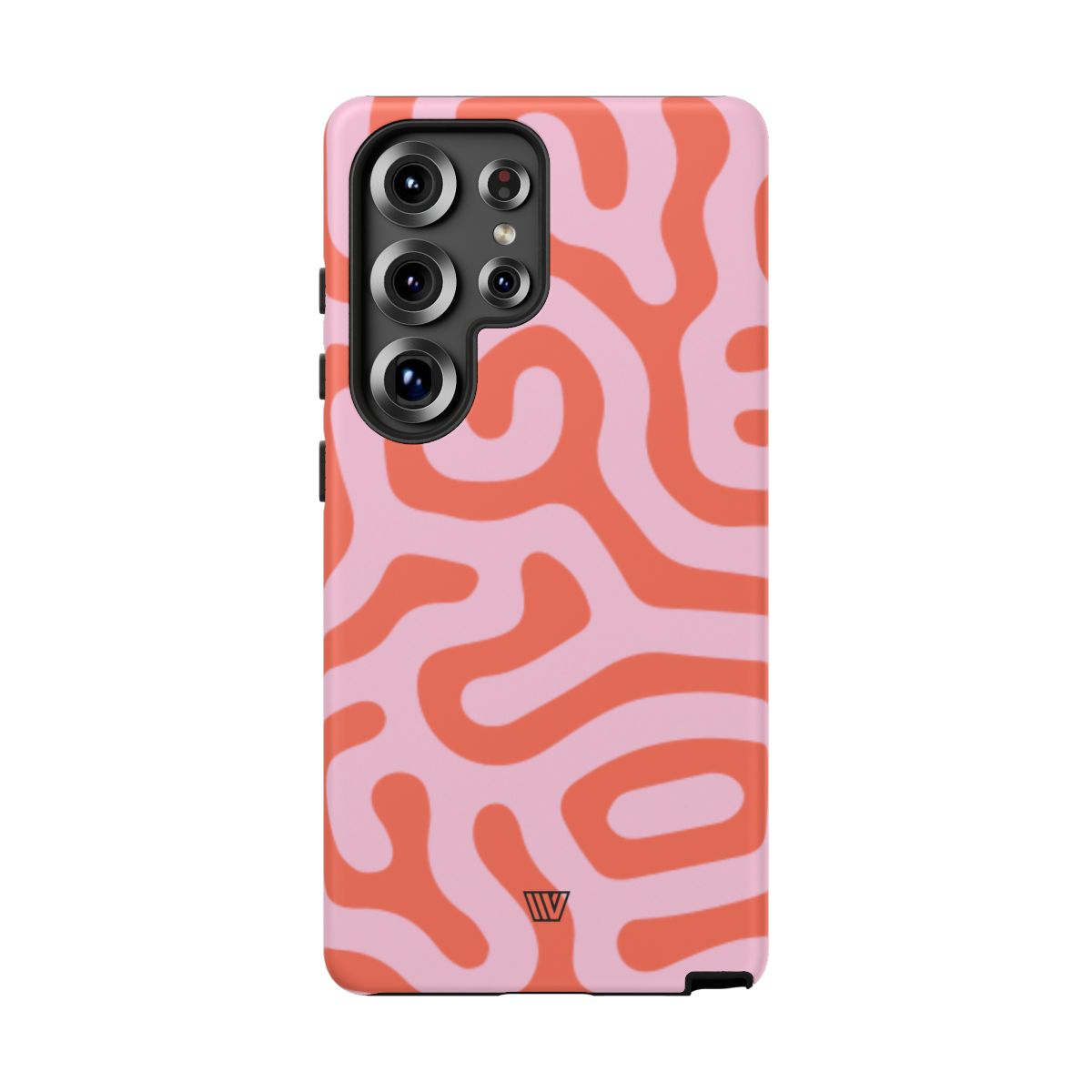 Tough Phone Case Dual-Layer Protection CORAL ORGANIC LINES