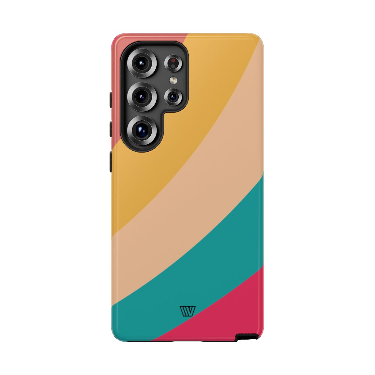 Rainbow Tough Phone Case Durable Impact-Resistant Shell SUMMER BY THE SEA