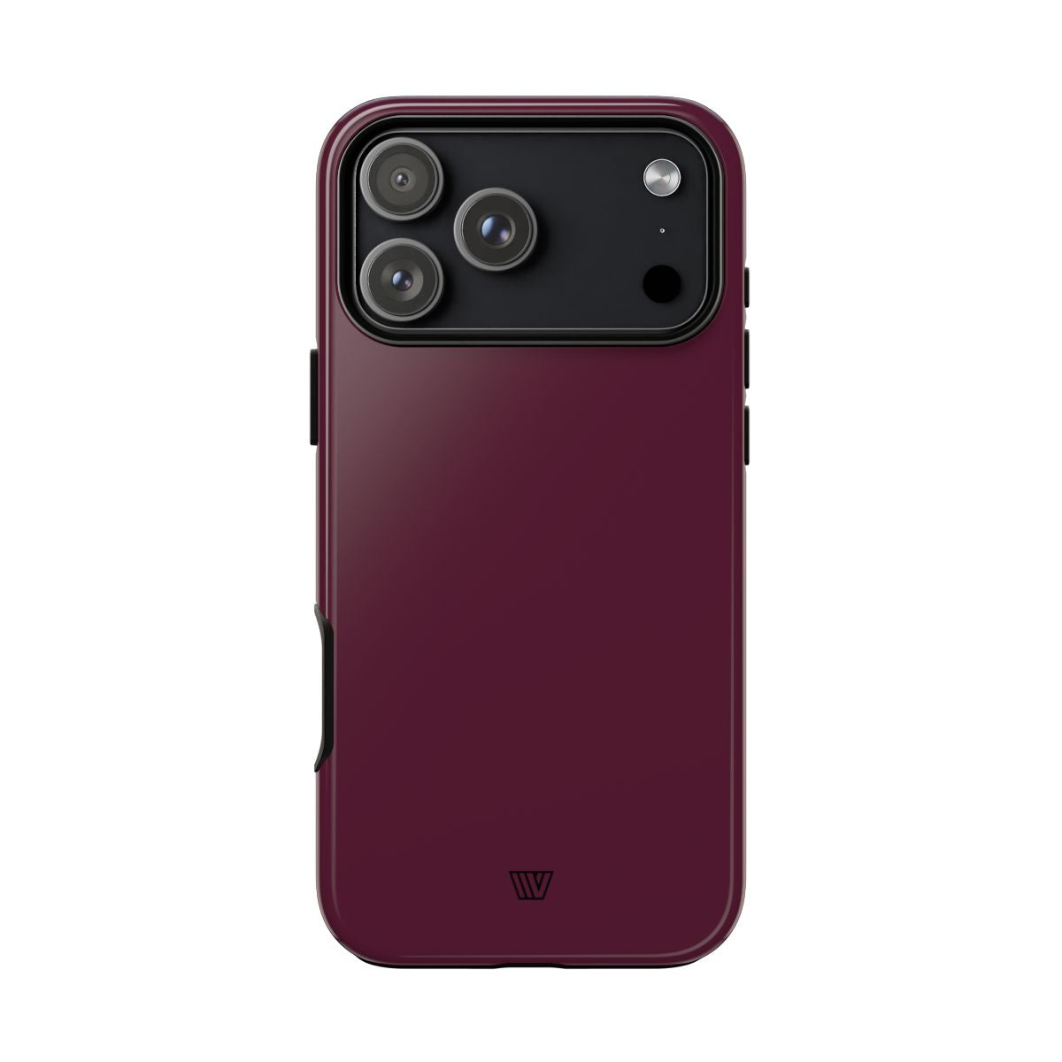 Tough Phone Case Wine Berry Protective Dual-Layer Polycarbonate Shell