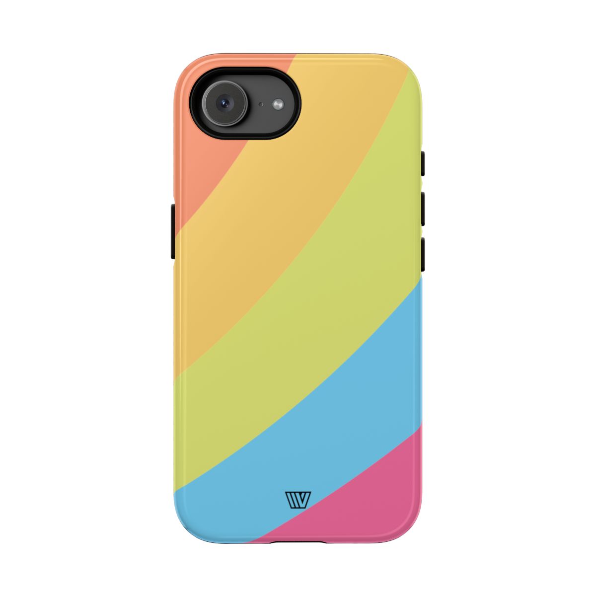 Neon Rainbow Tough Phone Case Dual-Layer Protective Shell