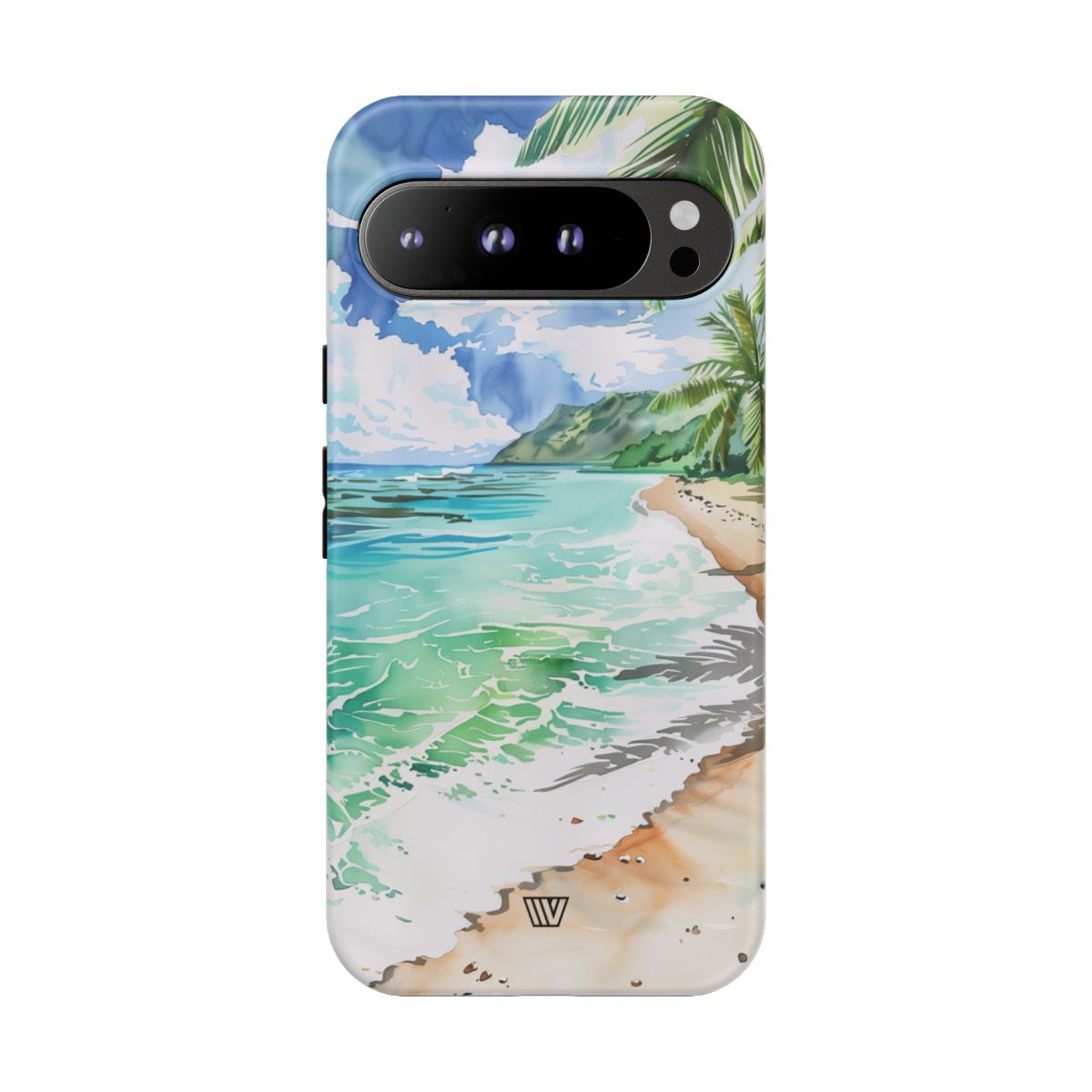 Watercolor Beach Tough Phone Case
