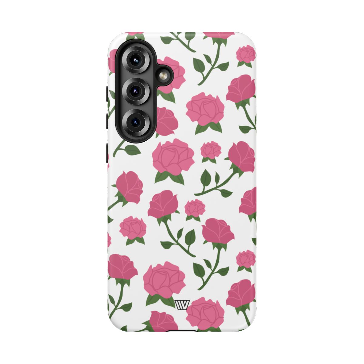 Pink Roses Tough Phone Case Dual-Layer Protective Trovvve