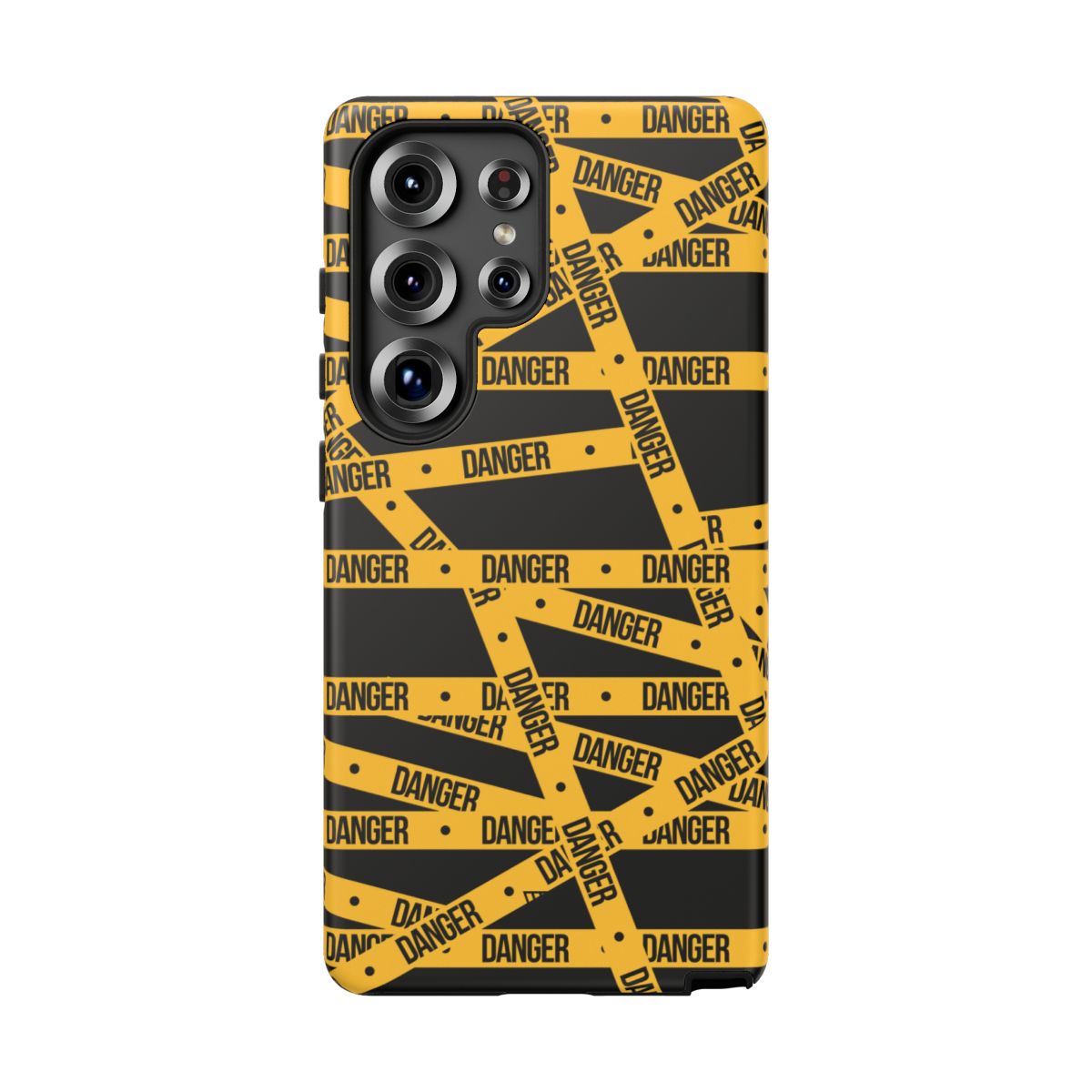 Tough Impact-Resistant Phone Case DANGER TAPE