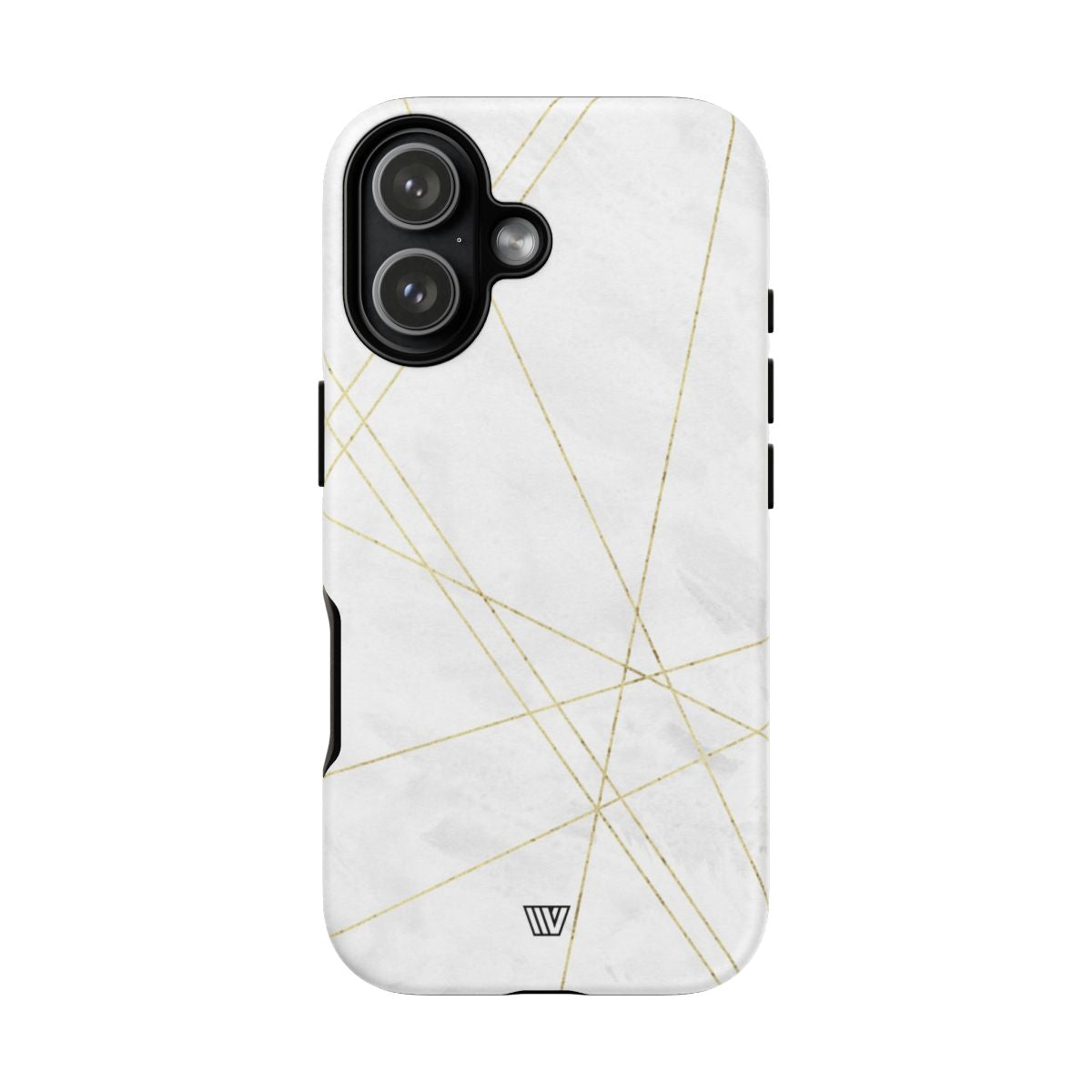 Tough Phone Case Impact Resistant Dual-Layer Shell GOLD LINES
