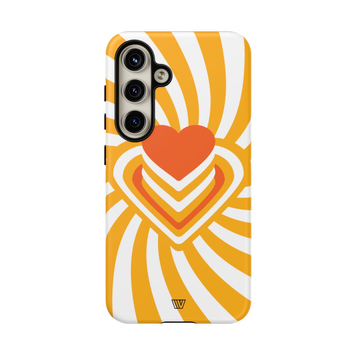Tough Impact-Resistant Phone Case HEART RAY STACK