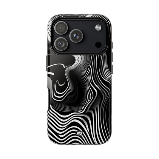 Abstract Zebra Stripes Tough Phone Case