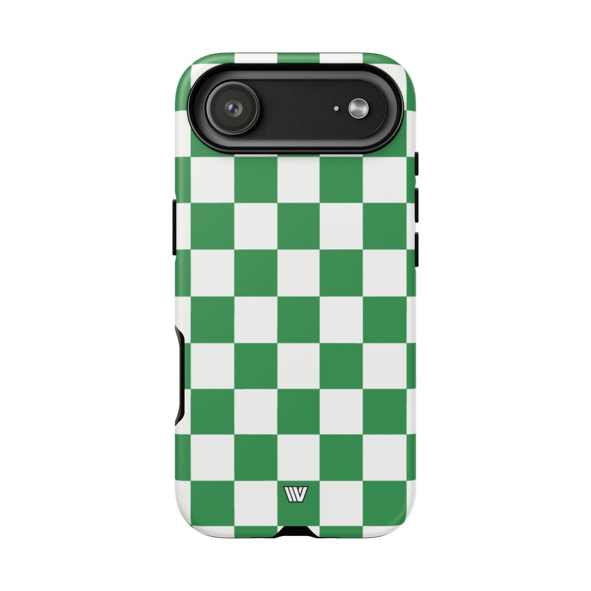 Green White Checkerboard Tough Phone Case
