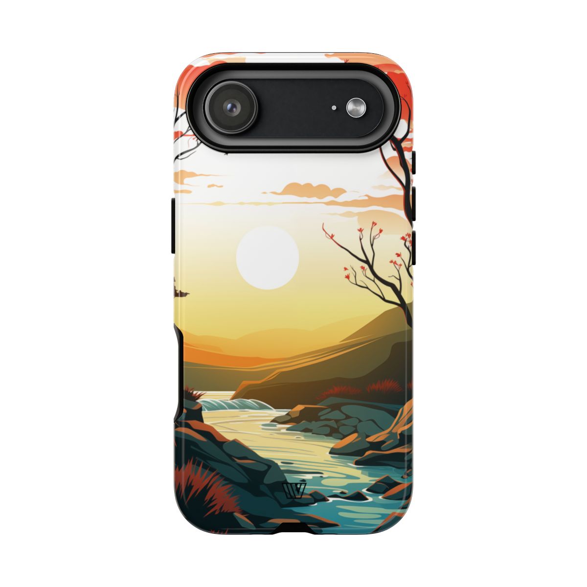 Tough Phone Case Dual-Layer Protection RIVER SUNSET
