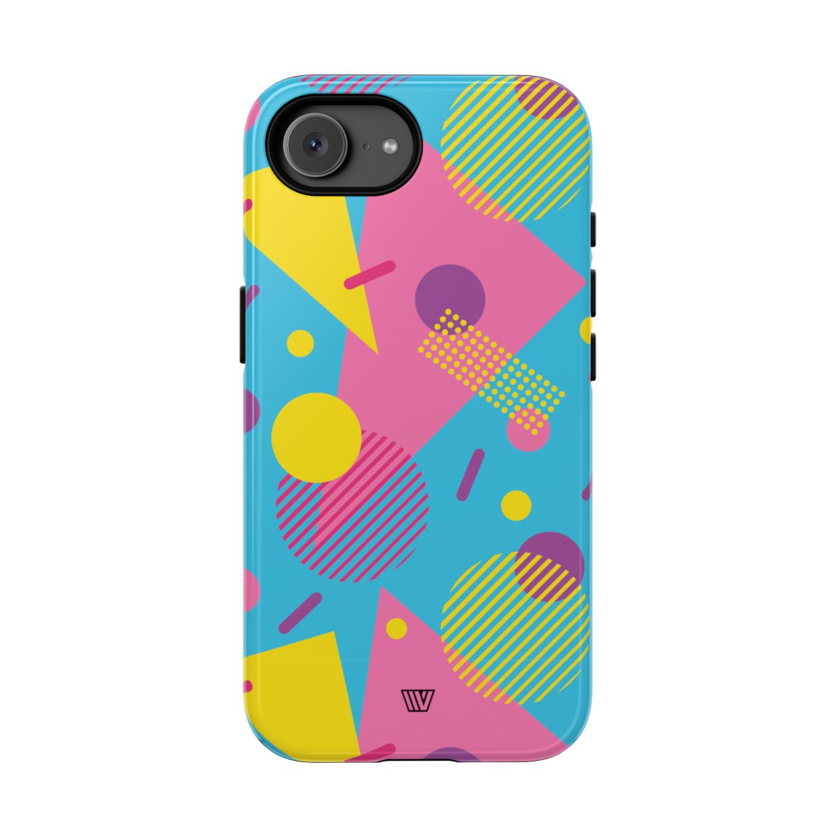 Retro Pattern Light Blue Tough Phone Case