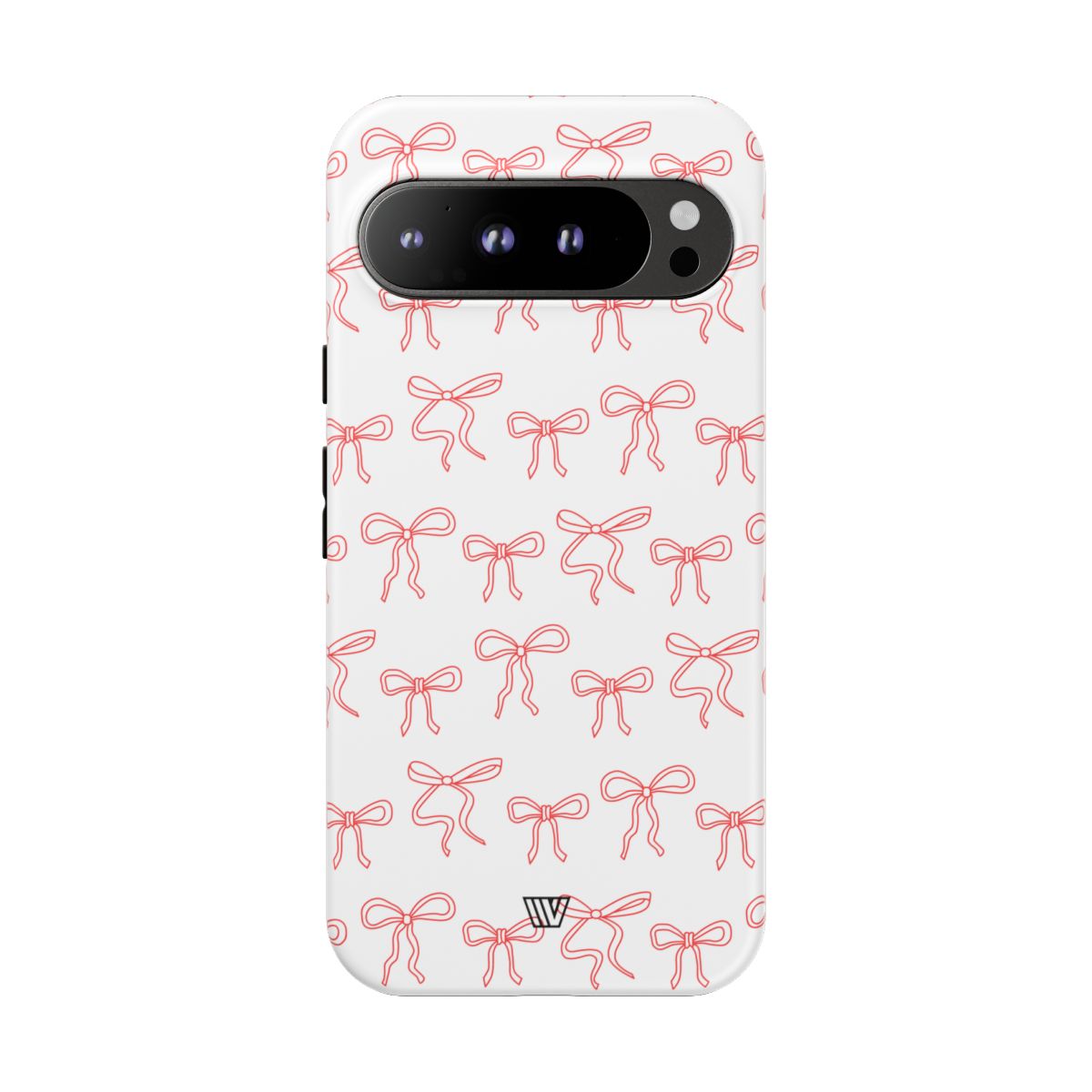 Red Ribbon Tough Phone Case Dual-Layer Impact Resistant Trovvve