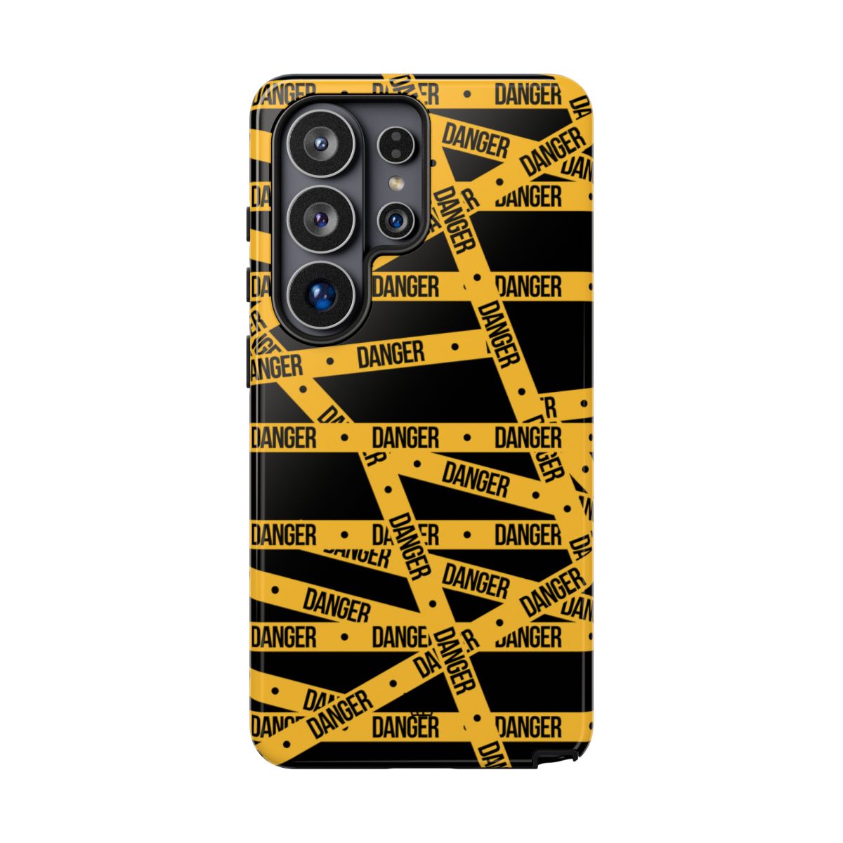 Tough Impact-Resistant Phone Case DANGER TAPE
