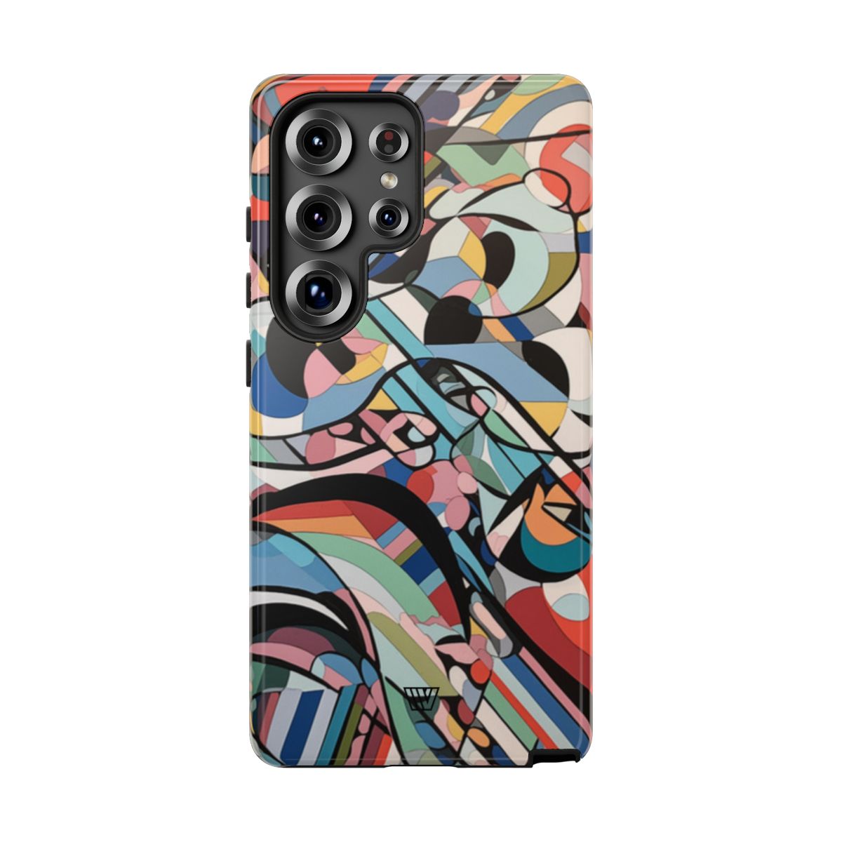 Abstract Mural Tough Phone Case Dual-Layer Protection