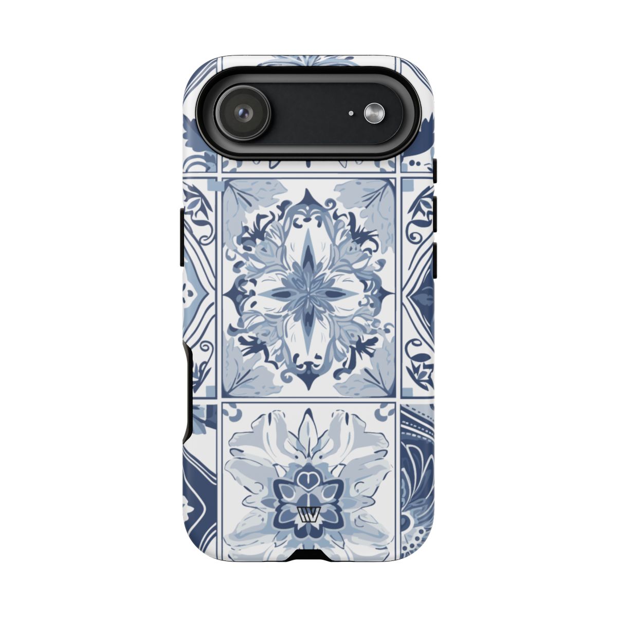 Blue White Tile Tough Impact-Resistant Phone Case