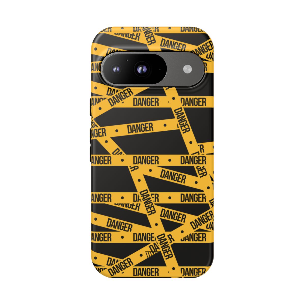 Tough Impact-Resistant Phone Case DANGER TAPE