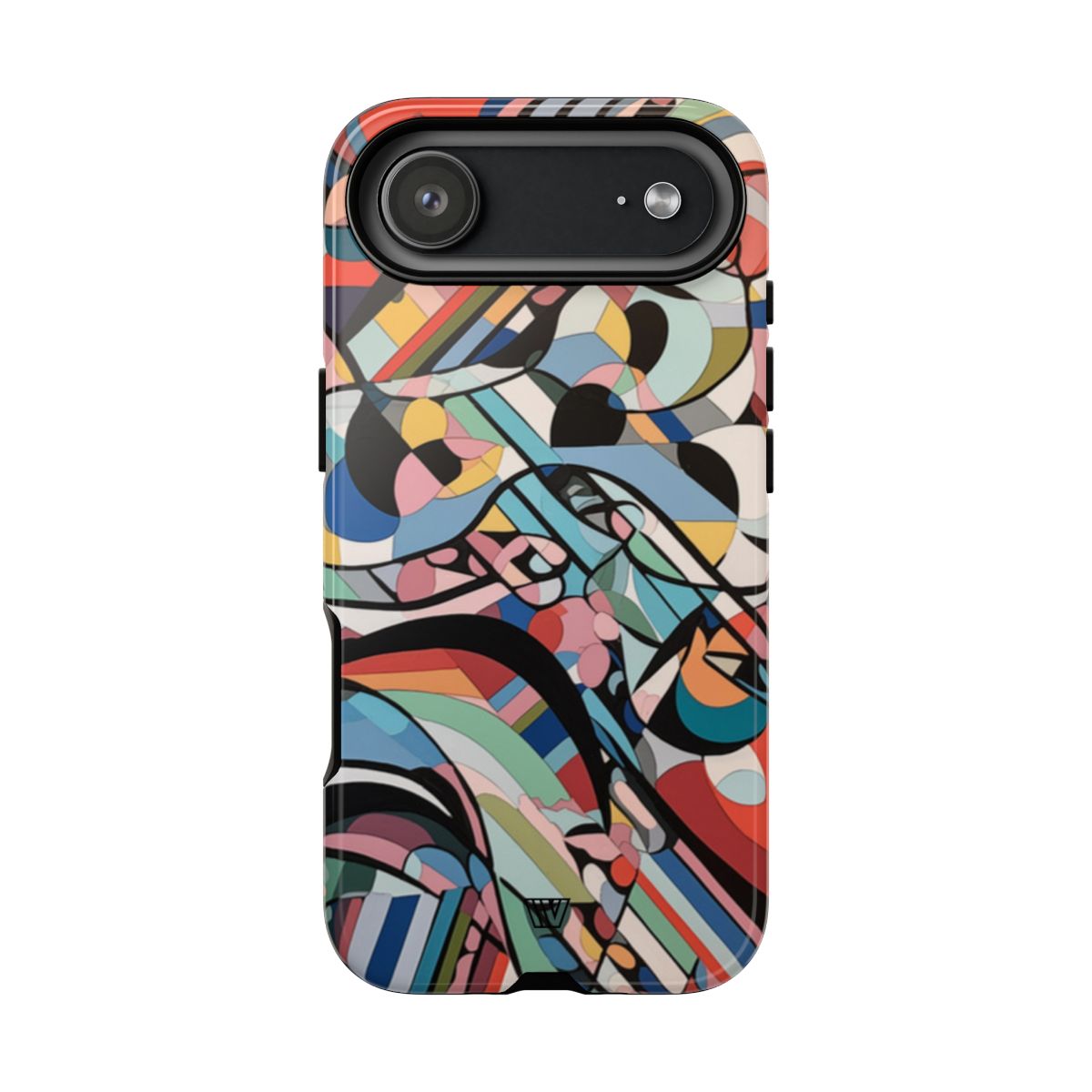 Abstract Mural Tough Phone Case Dual-Layer Protection