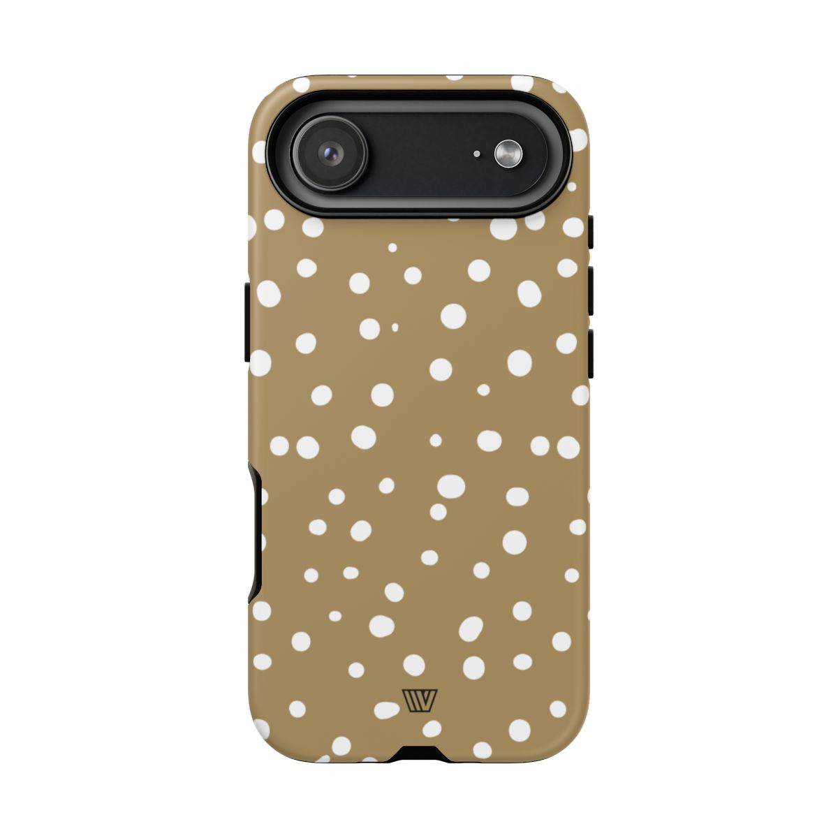 Dark Beige Dots Tough Phone Case