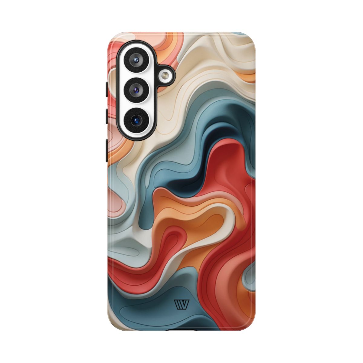 3D Colorful Clay Tough Phone Case