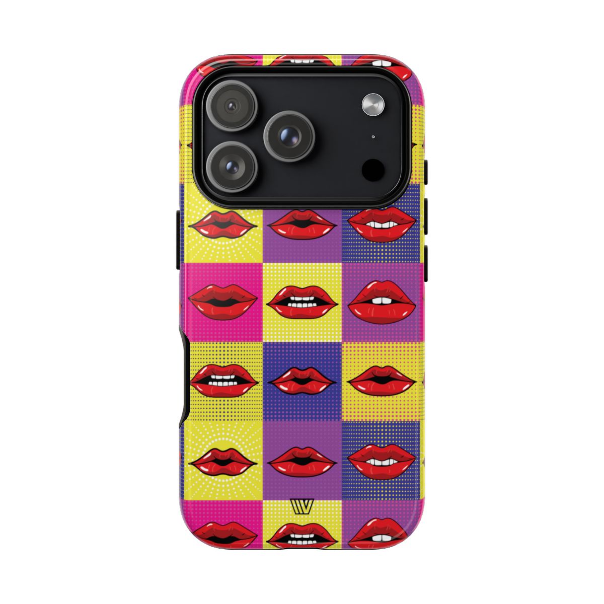 Tough Phone Case Dual-layer Protection POP ART LIPS