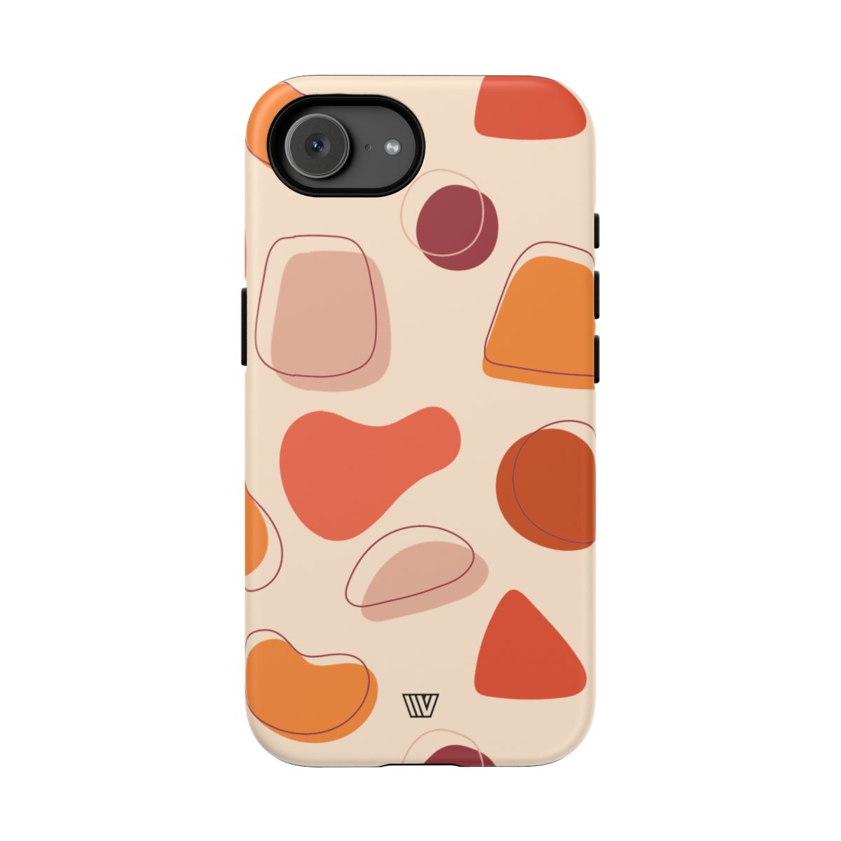 Tough Impact-Resistant Phone Case with Dual Layer WARM SHAPES