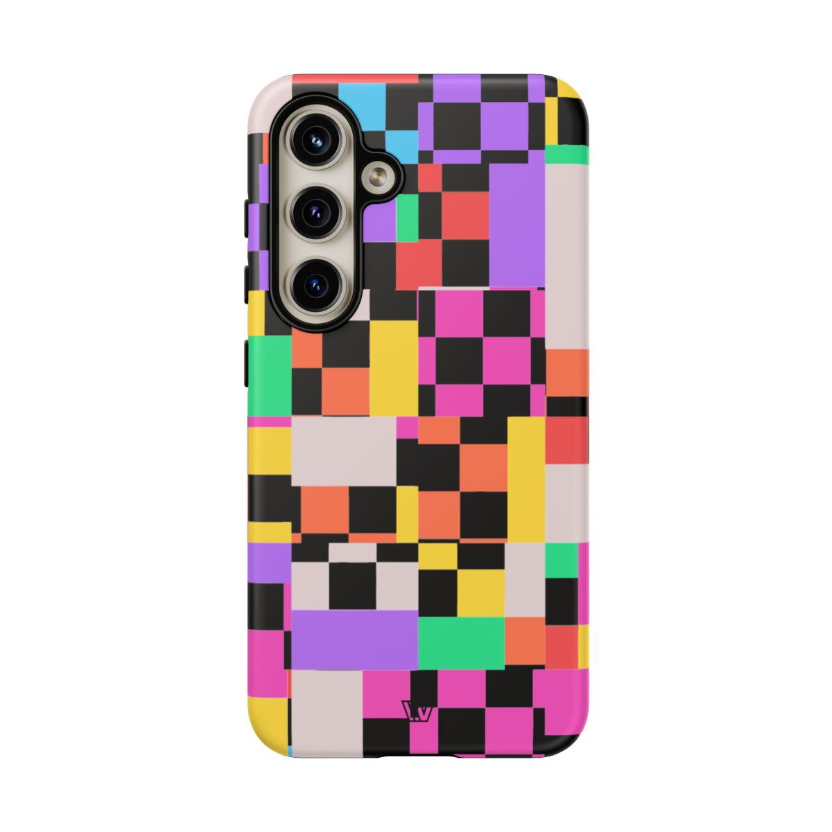 Mashed Up Checkerboard Tough Phone Case